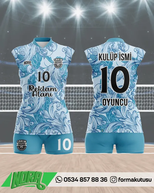 FK-V-002 takıma özel voleybol forma modeli