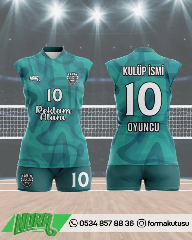 FK-V-004 takıma özel voleybol forma modeli